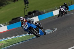 Mike Gittings running as number 39 at Donnington Park GP with Thundersport 